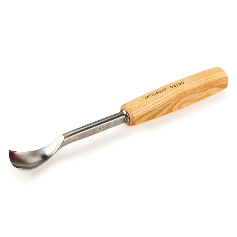 Spoon Gouge - Types:Full Size - Sweep:Number 8 - Size:30 mm